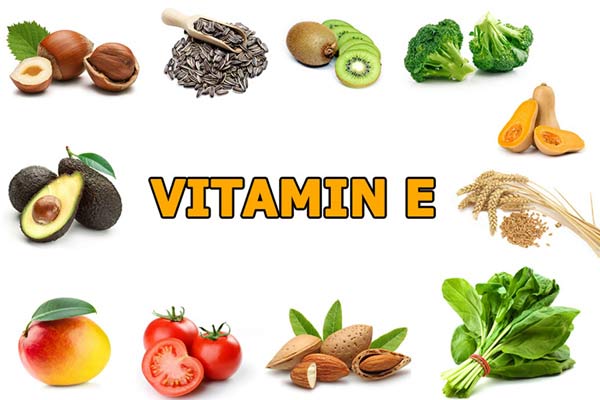 Những thực phẩm chứa nhiều Vitamin E.